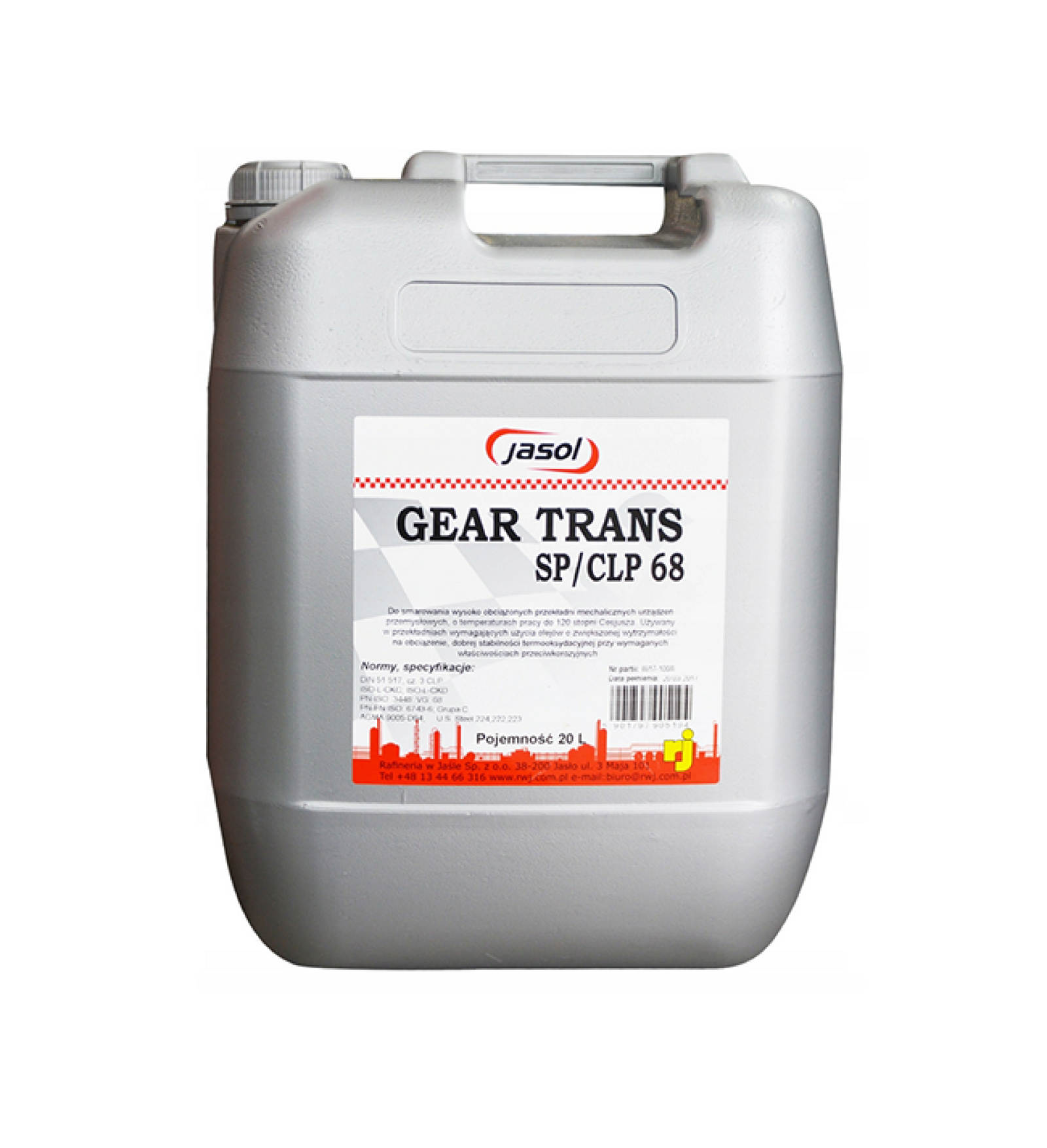 JASOL GEAR TRANS SP/CLP 68 - Eļļa mehāniskajām pārnesēm