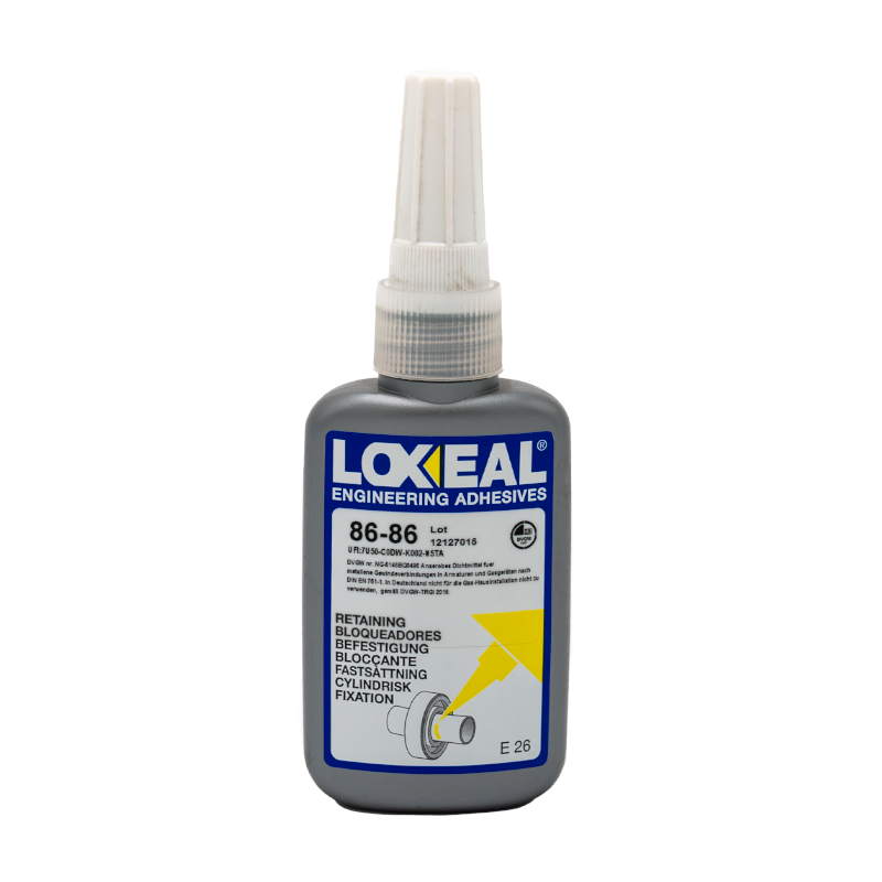 Loxeal 86-86 High-strength glue for fixing parts, sealing threads